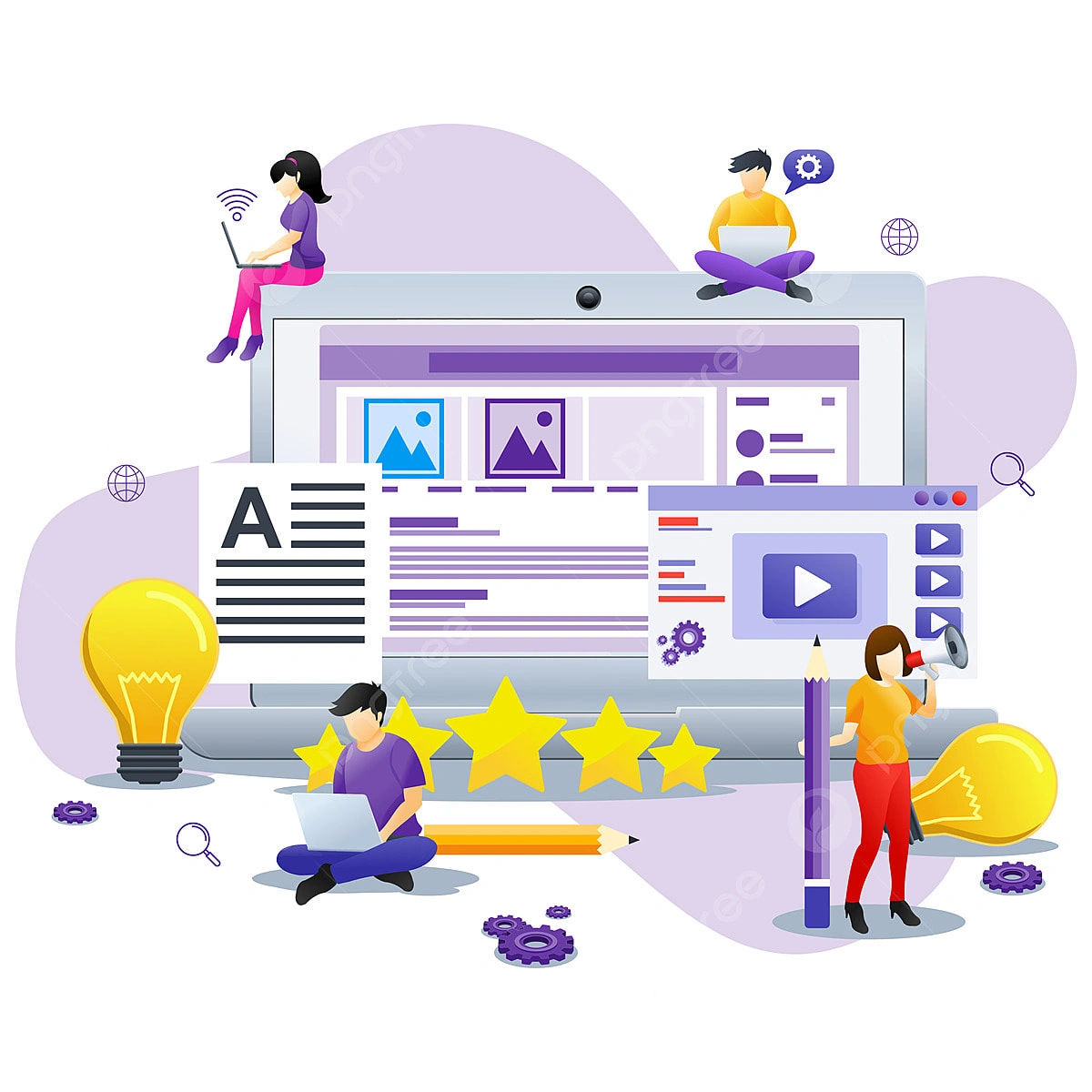 Why Choose Our Self Publishing Services Illustration