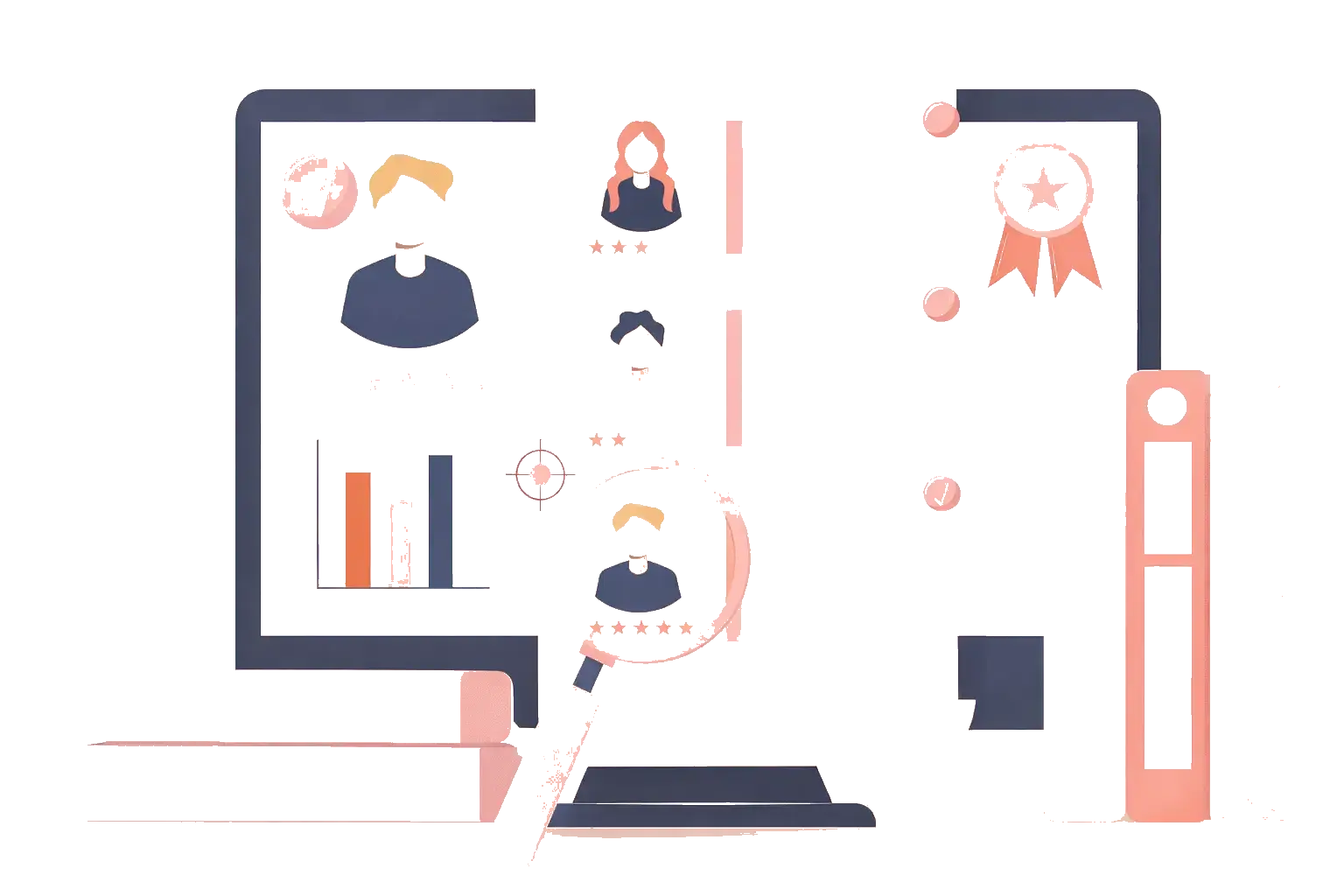 Why Choose Our Self Publishing Services Illustration