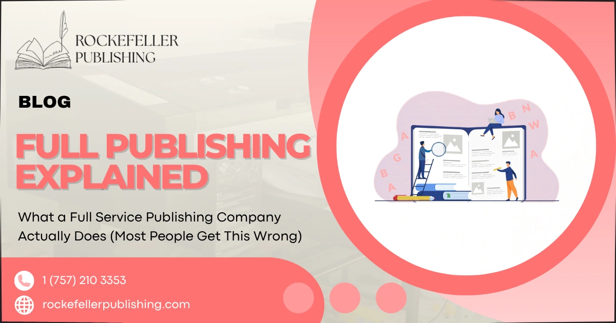 What a Full Service Publishing Company Actually Does (Most People Get This Wrong)
