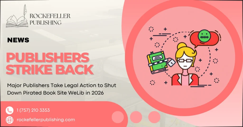 Major Publishers Take Legal Action to Shut Down Pirated Book Site WeLib in 2026