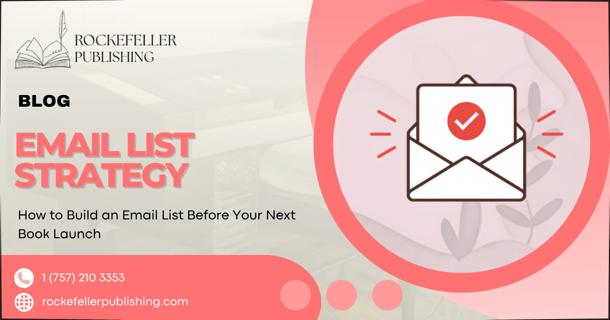 How to Build an Email List Before Your Next Book Launch
