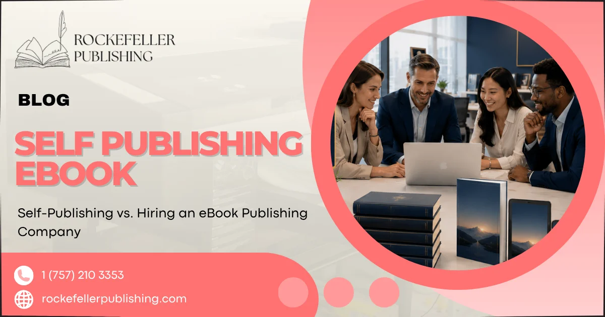 self-publishing vs hiring an eBook publishing company comparison