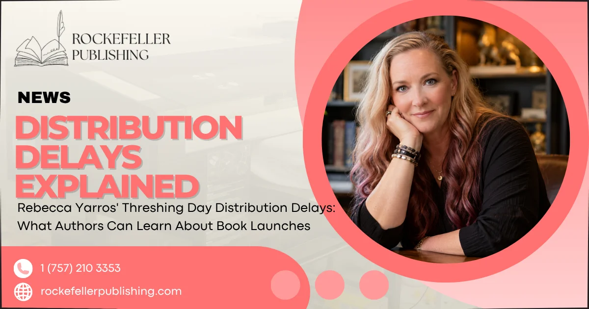 Rebecca Yarros Threshing Day distribution delays affecting independent bookstores during the September 2026 book launch